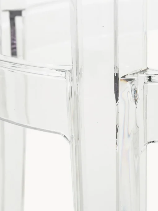 Kartell Taburete alto de diseño Charles Ghost