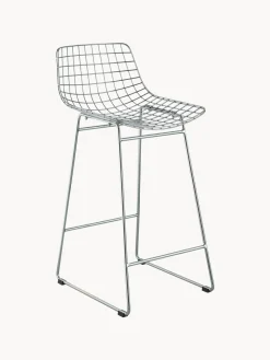HKLIVING Taburete alto de metal Wire