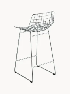 HKLIVING Taburete alto de metal Wire