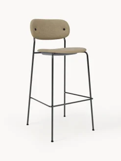 Audo Copenhagen Taburete alto en tejido bouclé con estructura de metal Co^ Taburetes Altos|Sillas