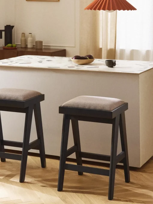 Westwing Collection Taburete alto tapizado Sissi^ Taburetes Altos|Sillas