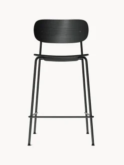 Audo Copenhagen Taburete de bar de metal y madera Co^ Taburetes Altos|Sillas