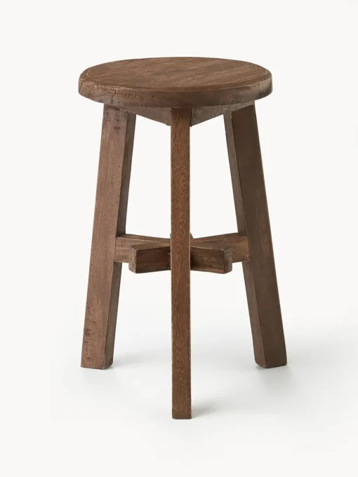 Westwing Collection Taburete de madera de acacia Dingklik^ Pufs Y Otomanos|Pufs Y Otomanos
