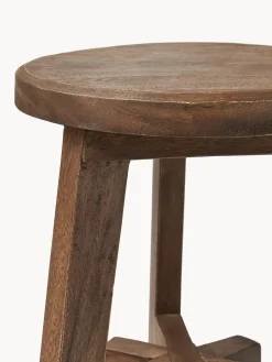 Westwing Collection Taburete de madera de acacia Dingklik^ Pufs Y Otomanos|Pufs Y Otomanos