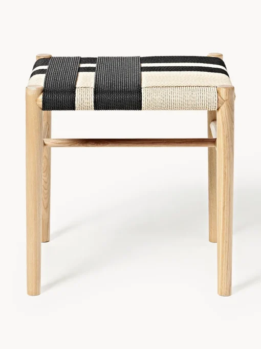 Westwing Collection Taburete de madera de fresno Mani