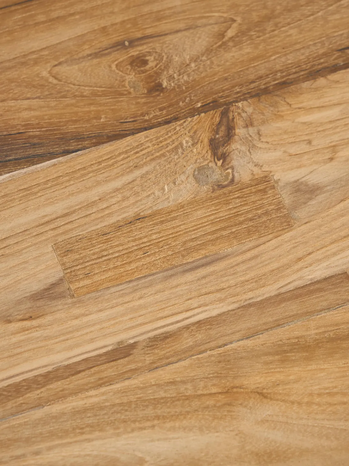 Westwing Collection Taburete de madera de teca Lawas