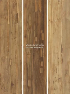 Westwing Collection Taburete de madera de teca Lawas