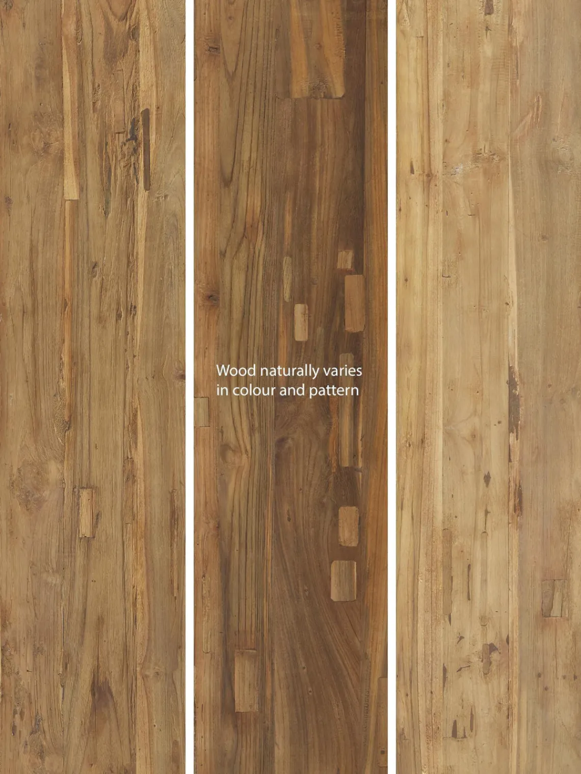 Westwing Collection Taburete de madera de teca Lawas