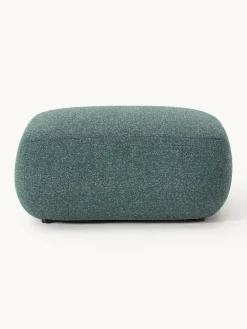Westwing Collection Taburete en tejido bouclé Sofia^ Reposapiés|Sofás