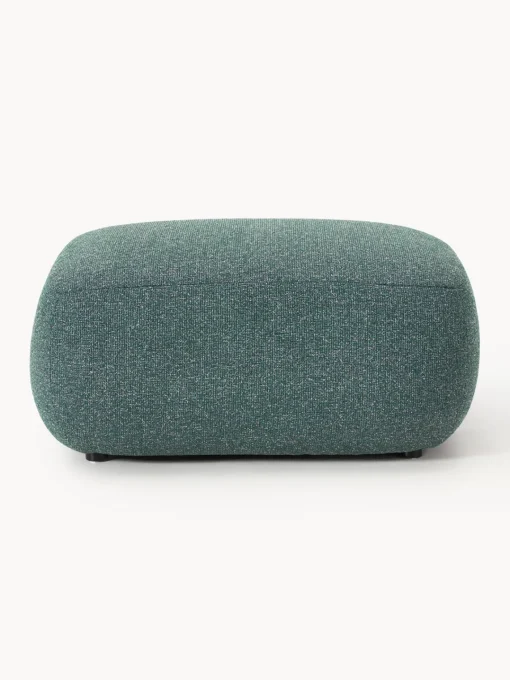 Westwing Collection Taburete en tejido bouclé Sofia^ Reposapiés|Sofás