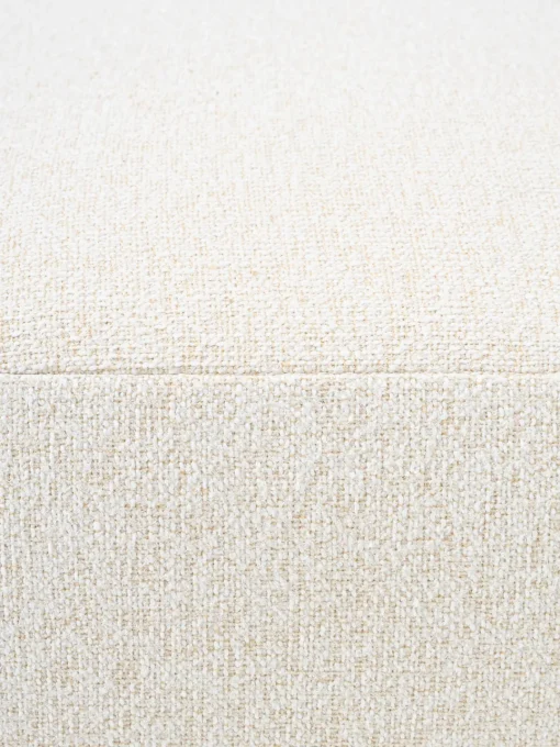 Westwing Collection Taburete en tejido bouclé Sofia