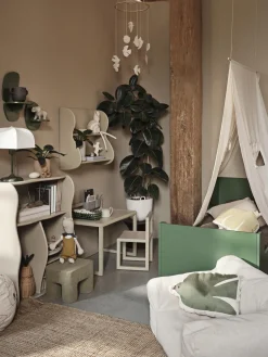 Niños Ferm Living Kids Taburete infantil artesanal Podo