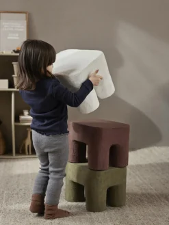 Ferm Living Kids Taburete infantil artesanal Podo^Niños Decoración Infantil|Mesas Y Sillas Infantiles
