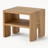 Bloomingville Mini Taburete infantil de madera de roble Bas^Niños Decoración Infantil|Mesas Y Sillas Infantiles