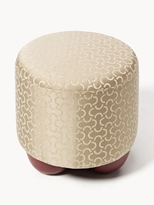 Westwing Collection Taburete tapizado de diseño DEDAR Milano x Westwing Lino^ Pufs Y Otomanos|Pufs Y Otomanos