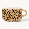 Anna + Nina Taza artesanal Leopard^ Tazas Y Mugs|Vajillas Completas