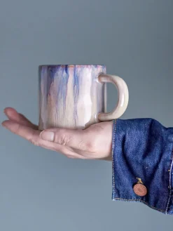 Bloomingville Taza con esmalte Amalia