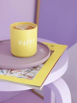 DESIGN LETTERS Taza de diseño con letras Favourite HAPPY