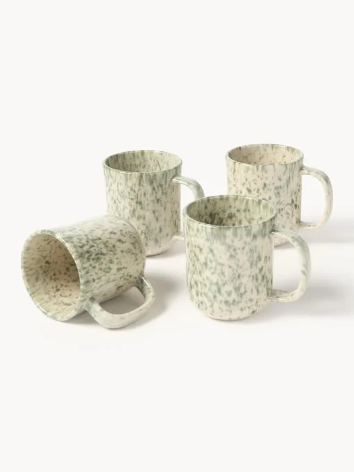 Westwing Collection Tazas artesanales Bernardo, 4 uds.