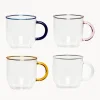 Hübsch Tazas artesanales Kiosk, 4 uds.