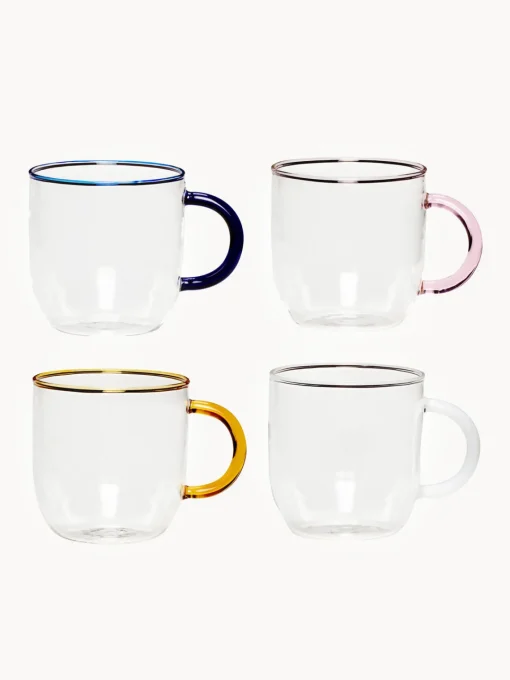 Hübsch Tazas artesanales Kiosk, 4 uds.