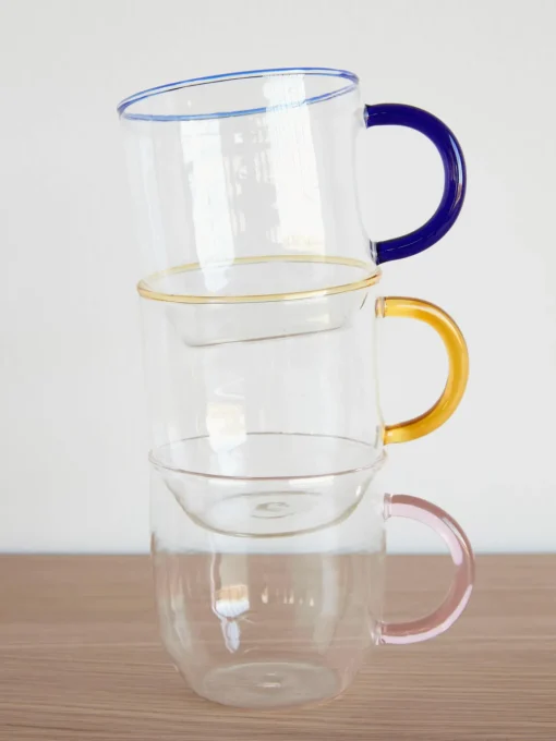 Hübsch Tazas artesanales Kiosk, 4 uds.