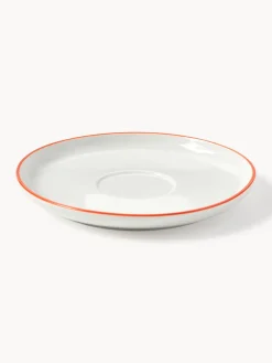 Westwing Collection Tazas con platitos de porcelana Facile, 2 uds.^ Tazas Y Mugs|Vajillas Completas