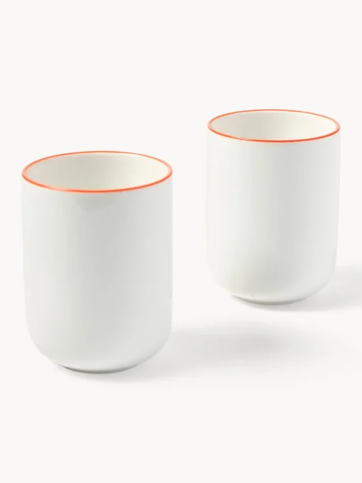 Westwing Collection Tazas de porcelana Facile, 2 uds.