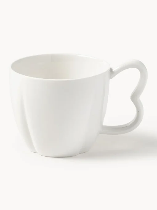 Westwing Collection Tazas de porcelana Nera, 4 uds.^ Tazas Y Mugs|Vajillas Completas