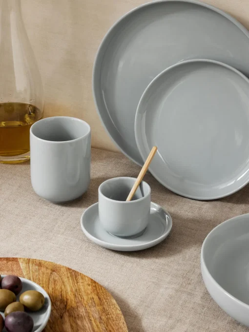 Westwing Collection Tazas de porcelana Nessa, 4 uds.