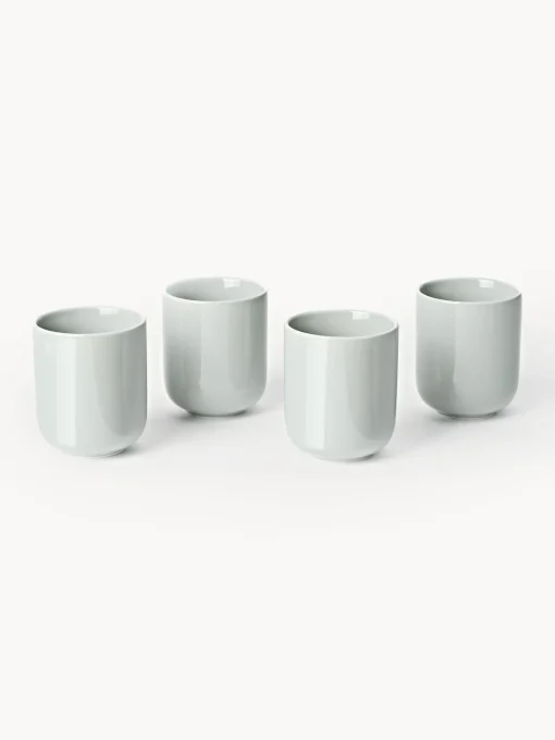 Westwing Collection Tazas de porcelana Nessa, 4 uds.
