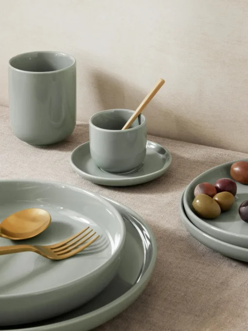 Westwing Collection Tazas de porcelana Nessa, 4 uds.^ Tazas Y Mugs|Vajillas Completas