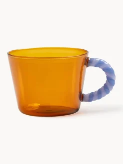 &k Amsterdam Tazas de vidrio borosilicato Duet, 2 uds.