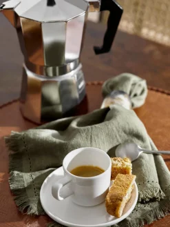 ASA Selection Tazas espresso con platito Fine Bone China Oco, 6 uds.^ Tazas De Espresso|Vajillas Completas