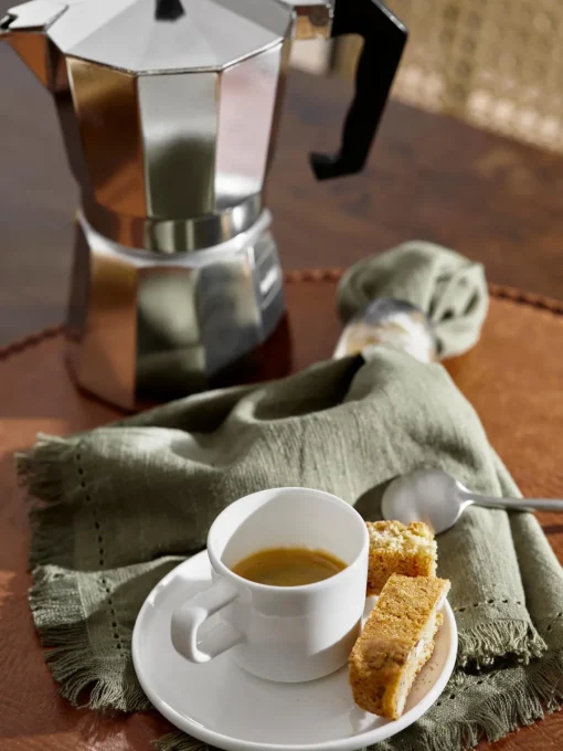 ASA Selection Tazas espresso con platito Fine Bone China Oco, 6 uds.^ Tazas De Espresso|Vajillas Completas