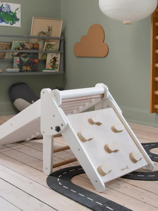 Sebra Tobogán de madera de haya^Niños Cunas Para Bebé|Cunas Para Bebé