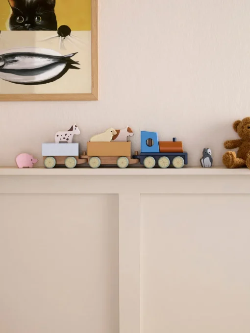 Niños Kid's Concept Tren de juguete de animales de granja Aiden