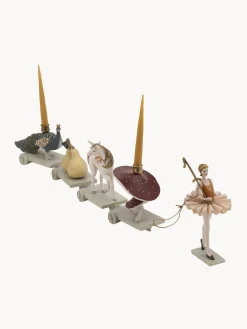 Niños Konges Slojd Tren decorativo de cumpleaños artesanal Ballerina