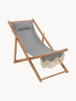 Business & Pleasure Tumbona plegable con flecos Sling