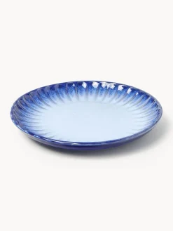 Westwing Collection Vajilla artesanal con esmalte reactivo Vinci, 4 comensales (12 pzas)