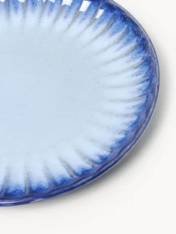 Westwing Collection Vajilla artesanal con esmalte reactivo Vinci, 4 comensales (12 pzas)