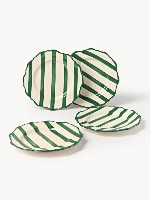 Westwing Collection Vajilla artesanal Donald, 4 comensales, 12 pzas.