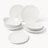 Broste Copenhagen Vajilla artesanal Stevns, 4 comensales (12 pzas.)^ Vajillas Completas|Menaje De Mesa