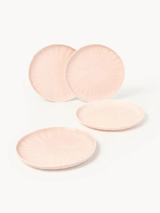Westwing Collection Vajilla de porcelana con relieves Sali, 4 comensales (12 pzas.)^ Vajillas Completas|Menaje De Mesa