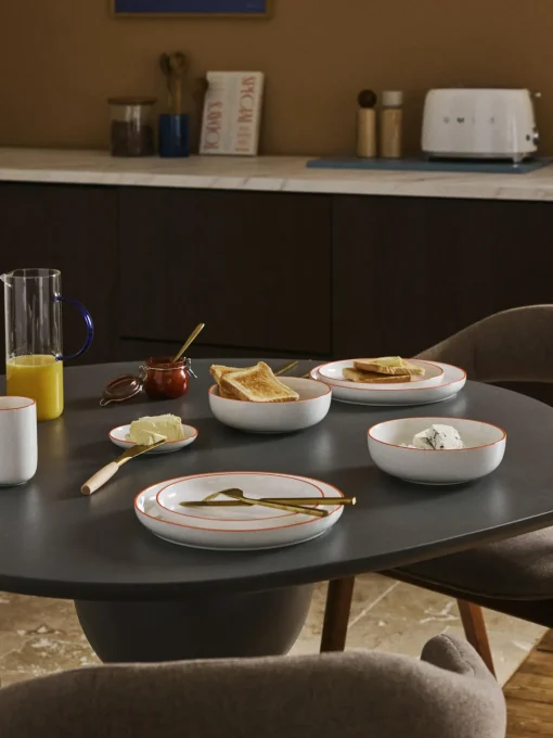 Westwing Collection Vajilla de porcelana Facile, 6 comensales (18 pzas.)^ Vajillas Completas|Menaje De Mesa