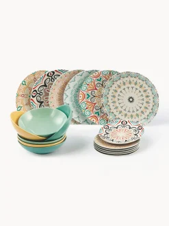 Villa d’Este Vajilla de porcelana Sharm, 6 comensales (18 pzas.)^ Vajillas Completas|Menaje De Mesa