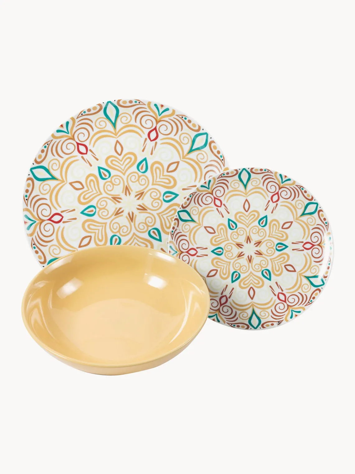 Villa d’Este Vajilla de porcelana Sharm, 6 comensales (18 pzas.)^ Vajillas Completas|Menaje De Mesa