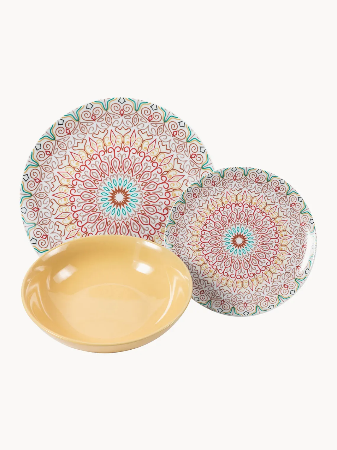 Villa d’Este Vajilla de porcelana Sharm, 6 comensales (18 pzas.)^ Vajillas Completas|Menaje De Mesa