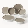 Westwing Collection Vajilla Ginger, 4 comensales (12 pzas.)