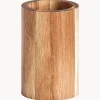 Vaso cepillo de dientes de madera de acacia Wood